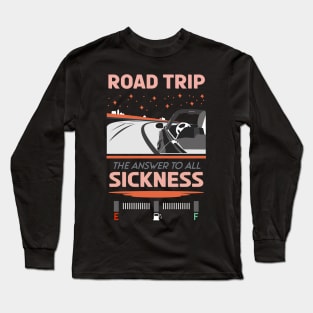 Retro Road trip the answer to all sickness 06 Long Sleeve T-Shirt